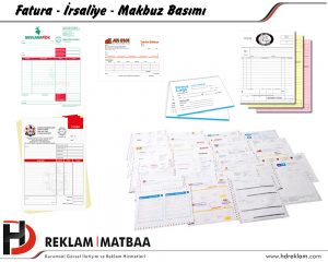 Fatura, İrsaliye ve Makbuz Basımı