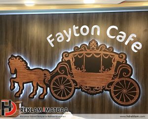 Fayton Kafe İç Mekan Ledli Tabela