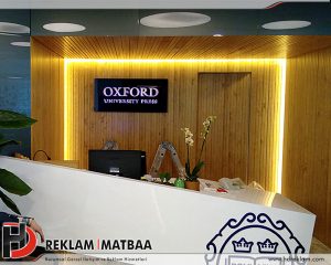 Oxford Ofis İçi Işıklı Reklam Tabelası