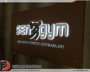 Şen Gym Kabartma Tabelası