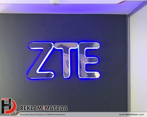 ZTE Ledli Krom Harf Tabelası