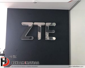 ZTE Krom Kutu Harf Tabelası