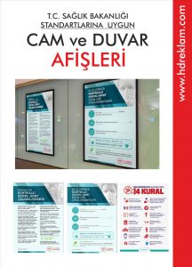 Covid 19 Cam ve Duvar Afişleri